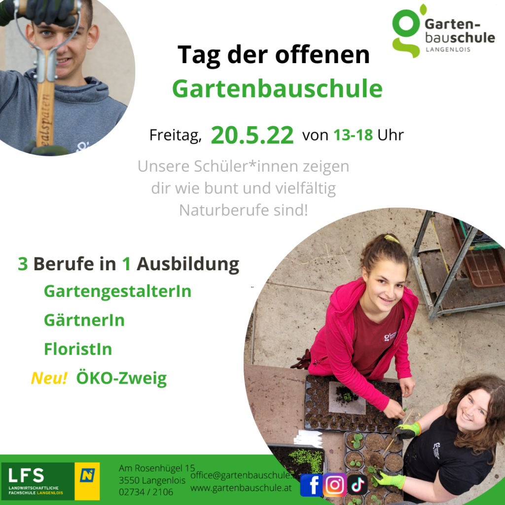 Tag der offenen Gartenbauschule Gartenbauschule Langenlois